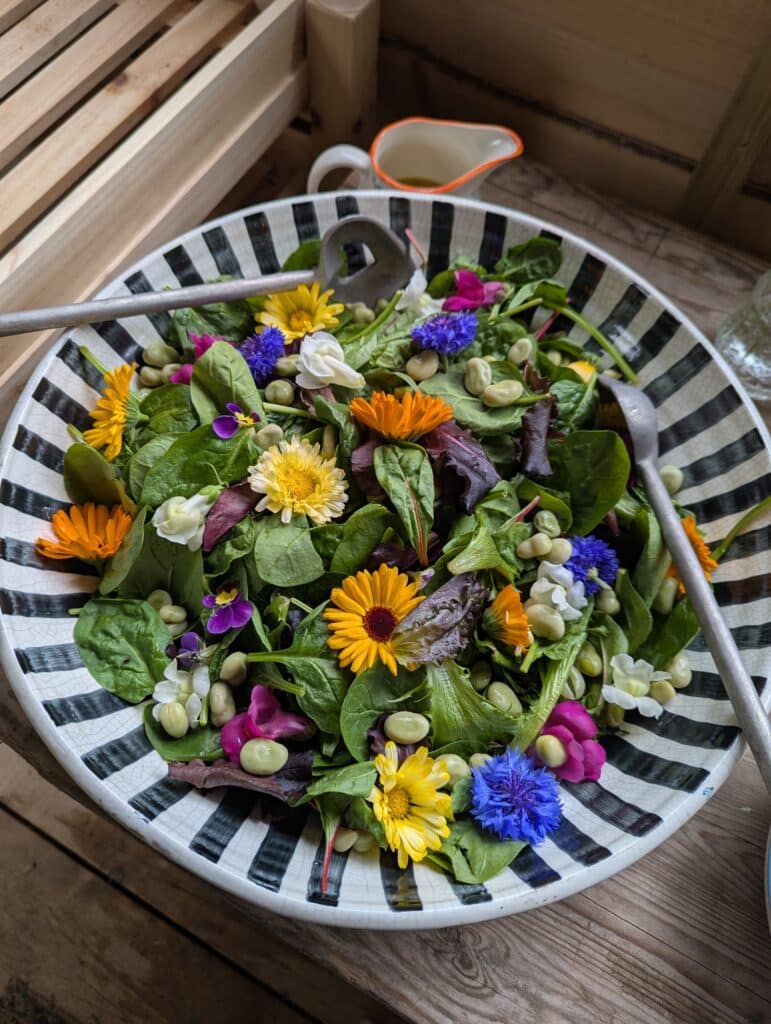 flower salad